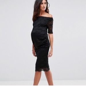 ASOS maternity black dress. Size 6p